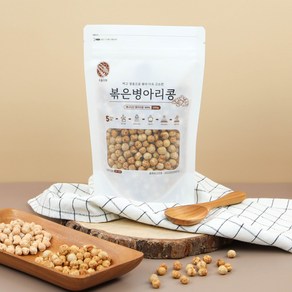 찌고 열풍으로 볶은 병아리콩 250g 구운 콩과자 건강 간식, 1개