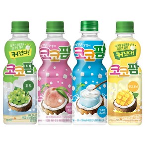 코코팜 페트 4종 세트 6개씩 총24펫 망고+복숭아+포도+화이트요구르트, 24개, 300ml