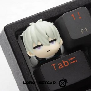 LOBO KEYCAP 괴수8호 포인트 키캡 기계식 키보드, 이치카와 레노