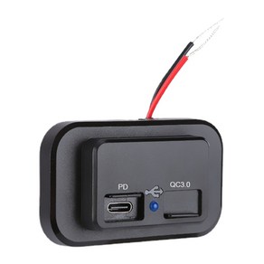 USB C 차량 충전기 18W 미니 빠른 USB 차량 충전기 어댑터 QC 용 핸드폰 태블릿 용 듀얼 포트