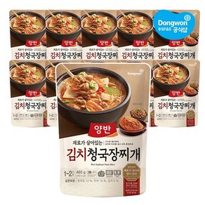 동원 양반 김치 청국장찌개 460g x10봉