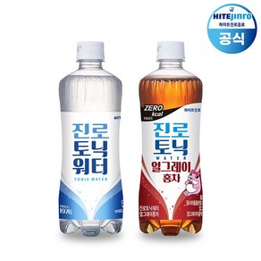 하이트진로 진로 토닉워터 600ml x 10개 + 얼그레이홍차 600ml x 10개