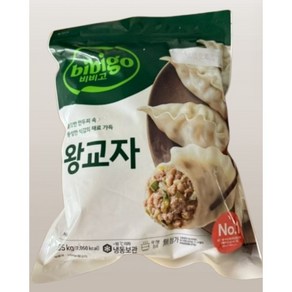 [비비고] 만두의정석 왕교자만두(대용량1.05kg) 군만두 찐만두 밤10시이전주문내일도착, 1개, 1.05kg