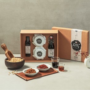 영월 두무동 재래식장류 세트 3호(한식된장450g+한식쌈장450g+한식어간장180ml+한식조선간장250ml), 1개