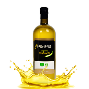 [상우인터내셔널] 100%유기농 냉압착 식용유(콩기름), 1개, 1000ml