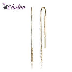 샤똥 Chaton 14K 일편단심 귀걸이 P-JBS1209