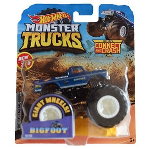 Hot Wheels Monste Tucks Bigfoot - Connect and Cash ca 1:64 스케일 19/50 핫템 잇템, 1개