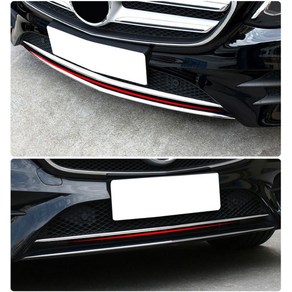 [주주파츠몰] 벤츠 E W213 호환 프론트 AMG 라인 범퍼 하단 크롬 포인트 부착형 몰딩 16년이후 호환 용품