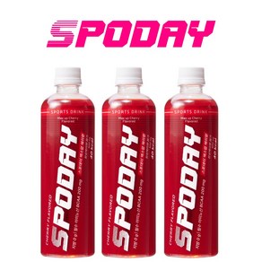 스포데이 맥스업 체리향 프리미엄 스포츠 이온음료 500ml 20PET / 음료수 / 스포츠음료, 20개