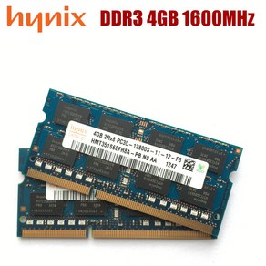 하이닉스 칩셋 노트북 메모리 모듈 SODIMM RAM 2GB 4GB 8GB PC3L 12800S DDR3 2G 4G 8G 1600 Mhz, 5.4G 2R PC3L 1600X1pcs, 1개