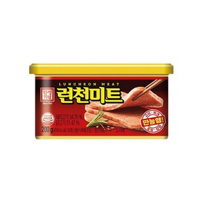 한성 런천미트 200g스팸 햄 통조림 깡통햄 리챔 2024년 유통기한, 200g, 1개