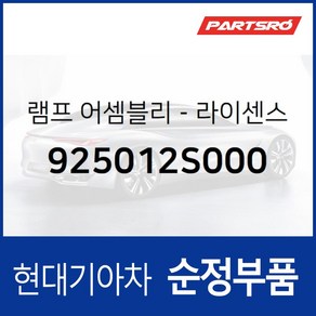 차량번호판등 번호등 넘버등 램프 (925012S000)- 투싼IX, 1개