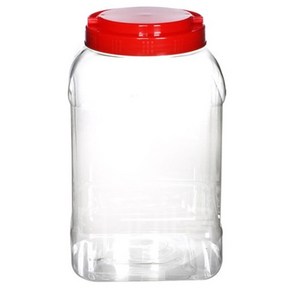 PET병 페트용기 사각 6L 젓갈통 고추장통 플라스틱용기, 1개