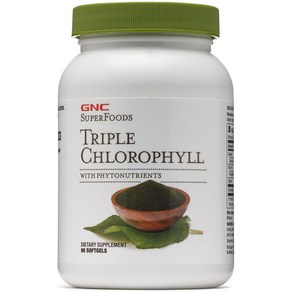 GNC 지앤씨 슈퍼푸드 트리플 클로로필 Tiple Chloophyll 90정, 1개