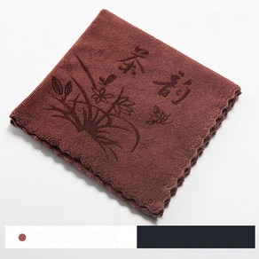 냄비 손잡이 티팟 저항 빔 차 나무 차주전자 수건 고온 흡수성 유리 두꺼운, Tea cloth, 1개