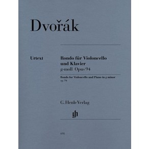 드보르작 첼로와 피아노를 위한 론도 in g mino Op 94 (HN 698), 드보르작 첼로와 피아노를 위한 론도 in g min.., 드보르작(저), 마스트미디어