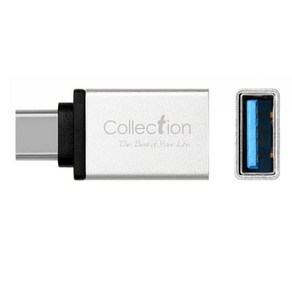 프리미엄 메탈 OTG C타입 TO USB 변환젠더 USB3.1 10Gbps USB 메모리 리더기 스마트폰 태블릿 노트북 맥북 연결, 1개