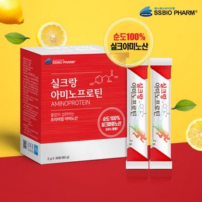 실크피부로인 누에고치추출물 아미노산 프로틴 실크아미노산 실크펩타이드 류신 BCAA 비타민C 타우린 실크단백질가루 첨가물없는 필수아미노산 레몬맛 2gx30포