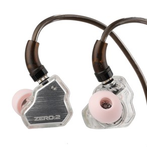 IEM 유선 이어버드 음악가용 OFC IEM 케이블 게임용 이어버드 다이나믹 드라이버 7Hz x Cinacle Zeo 2 업데이트 10mm, Silve, Silve No Mic