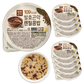 빼빼곤약 109kcal 발효곤약렌틸콩밥 10팩