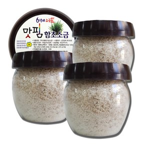 6형제소금밭 맛핌 함초소금 100g 신안 천일염 휴대용 단체 선물 답례품, 3개