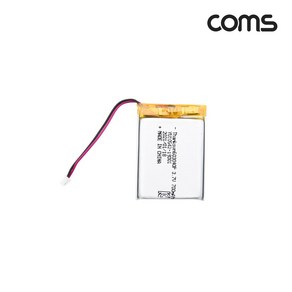 리튬폴리머 3.7V 603040 충전지 배터리 700mAh, 1개, 1개입