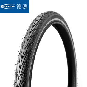 Schwalbe 20x1.5 마라톤 레이서 자전거 타이어 초경량 340g BMX 로드 산악 MTB 20e 블랙 리플렉스 레이스가드 4 레버, 1개