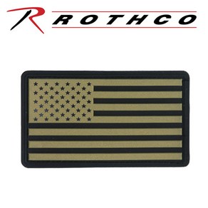 로스코 택티컬 패치 US FLAG PVC PATCH 미국기 PVC 시리즈 캠핑 와펜 브로치 악세사리, 탄