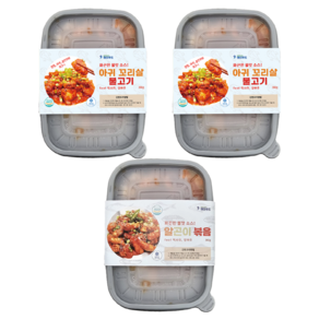 술안주의 최고봉 화끈한 불맛 아귀불고기 2팩 + 알곤이볶음 1팩 (총 3팩), 3개, 360g