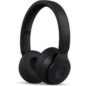 Beats Solo Po 무선 노이즈 캔슬링 온 이어헤드셋 Apple H1헤드셋 칩 클래스 1 블루투스 22시간 청취 시간 내장 마이크 블랙