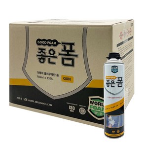 함일셀레나 우레탄폼 국산 좋은폼 건타입 750ml 1BOX (건타입)