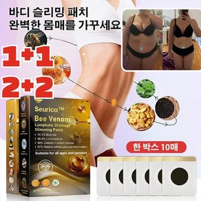 벌독 바디 슬리밍 패치 빠른 체중 감소 다이어트패치 뱃살 관리 쑥뜸 디톡스 제습 패치, 10매x1박스만, 10매x1박스만