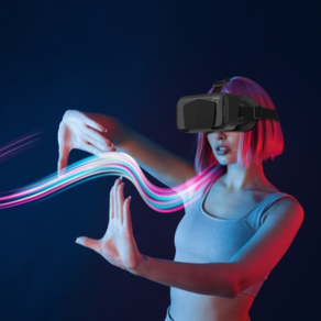 VR 스마트 가상현실 VR기기 3D 입체게임 3D 입체 영상 스마트폰 연결, 단일모델