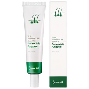 크림밀크 스칼프 줄기세포 아미노산 탈모케어 앰플 30ml 2개입, 2개