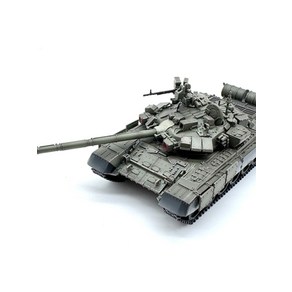 밀리터리 탱크 T-90 모형 밀덕 러시아 1대72 회녹색, 1개