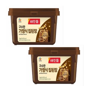 CJ 해찬들 구수한 가정식 집된장 3KG, 2개