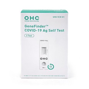 OHC 코로나19 항원 자가검사키트(2KIT) /코로나 자가진단 키트 2회검사용, 1개(2회분), 1개