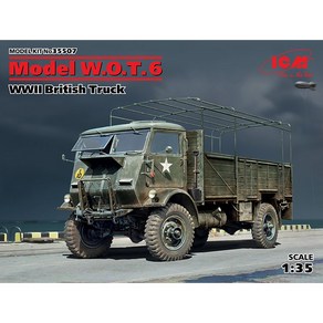 ICM 1:35 Model W.O.T. 6 2차 대전 영국군 트럭 35507 프라모델, 1개