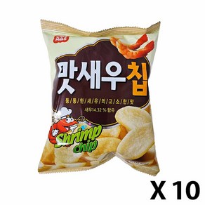 코스모스 맛새우칩 25g x 10개 알새우칩