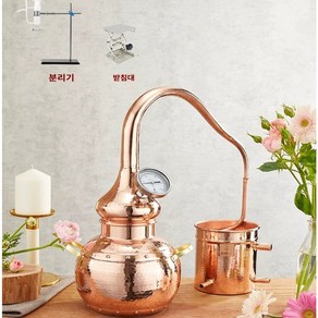 증류기 기계 추출기 소주 가정용 주조 소형 장비, 3리터 무료 펌프 호스, A타입. 3리터+워터펌프호스, 1개