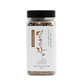 지구마을 프리미엄 볶은 연근차, 100g, 1개, 1개입