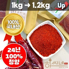 하씨네 국산 햇 청양고춧가루, 1.2kg, 1개, 청양