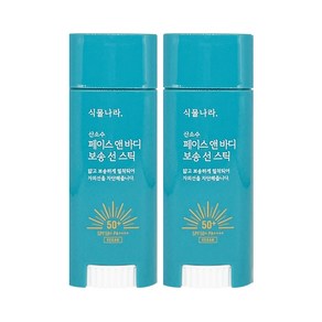 식물나라 보송 페이스 앤 바디 보송 선스틱 30gSPF50+ 2개 (재고 00EA), 30g