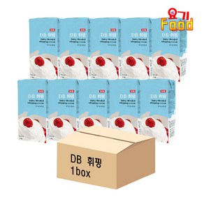 요기푸드 컴파운드 생크림 DB휘핑 1kg 1box