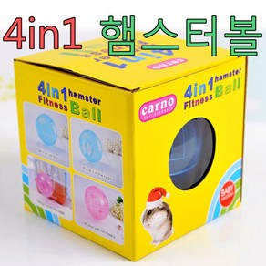 카르노 4in1 햄스터 볼 12cm 헬스볼 운동 장난감, 1개