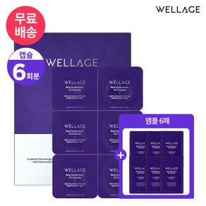 웰라쥬 시즌3 히알루론산 캡슐 6회분 1.2ml 앰플 샤쉐 * 6매, 1개