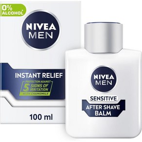 NIVEA 니베아 멘 센시티브 포스트 섀이브 밤, 100ml, 2개