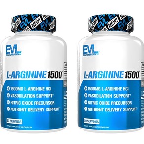 EVLUTIONNUTRITION L-아르기닌 1500mg 캡슐