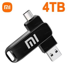 샤오미 USB 3.2 USB메모리 고속 메모리 디스크 방수 스틱 16TB 2TB, Black 4TB