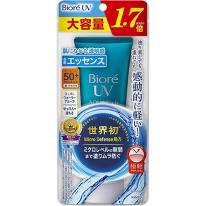 일본직발송 6. 비올레 【대용량】비오레 아쿠아 리치 워터리 에센스 85g (통상 제품의 1.7배) 제 SPF50P, 85g_One Colo